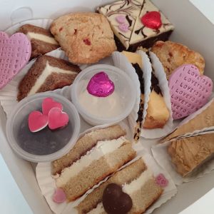 mothers day afternoon tea cake box selection