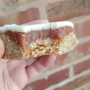 White Chocolate Millionaire Flapjack (GF) Whole
